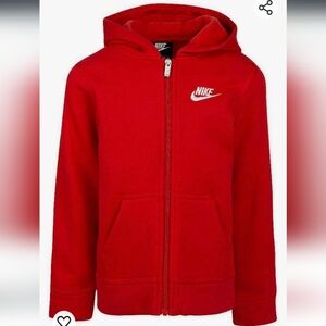 Nike Boy's Club Fleece Full Zip Hoodie (Little Kids)